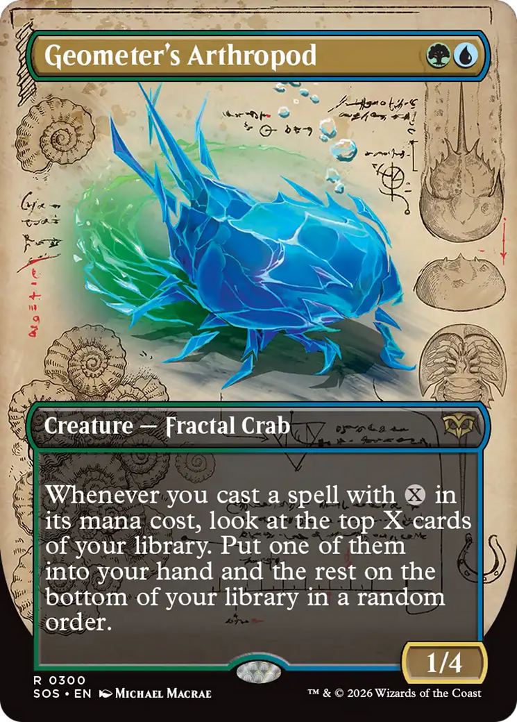 Geometer's Arthropod (Borderless) [Secrets of Strixhaven] | Gear Gaming Fayetteville