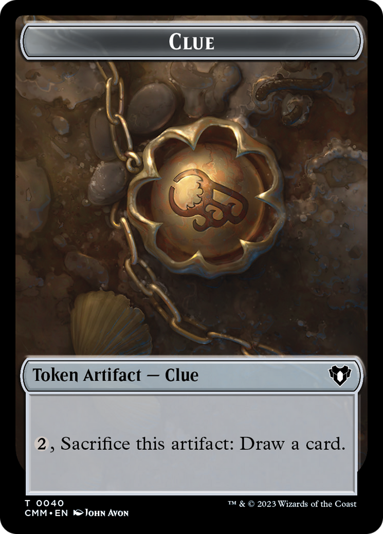 Clue // Construct (0041) Double-Sided Token [Commander Masters Tokens] | Gear Gaming Fayetteville