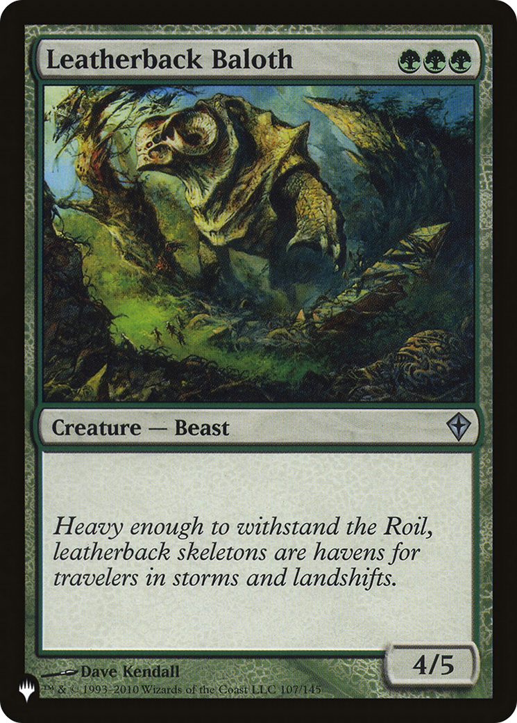 Leatherback Baloth [The List] | Gear Gaming Fayetteville