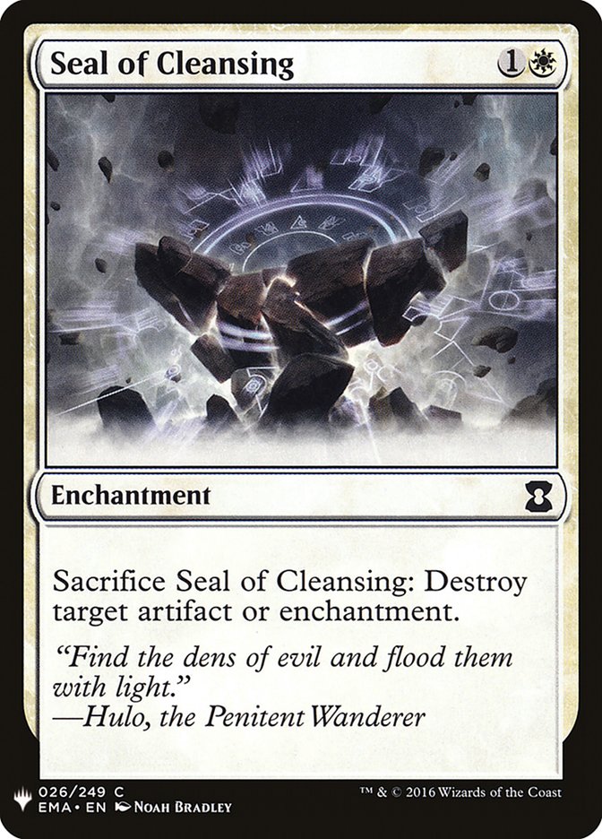 Seal of Cleansing [Mystery Booster] | Gear Gaming Fayetteville