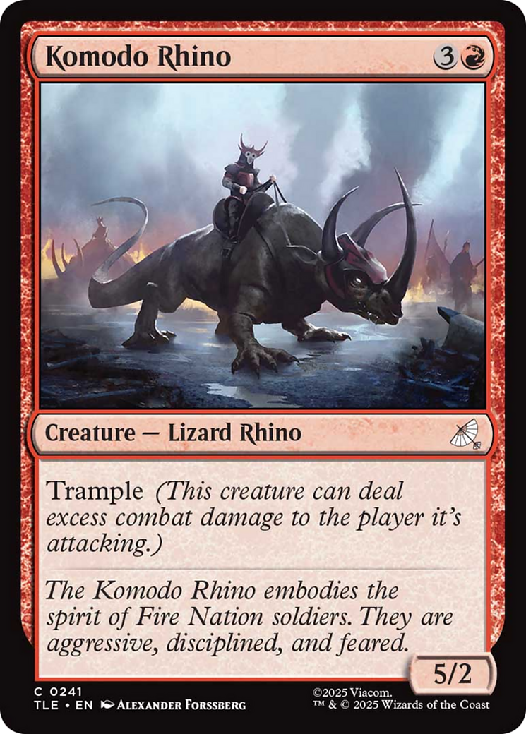 Komodo Rhino [Avatar: The Last Airbender: Eternal-Legal] | Gear Gaming Fayetteville