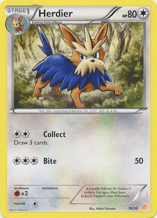 Herdier (19/30) [Black & White: Trainer Kit - Excadrill] | Gear Gaming Fayetteville