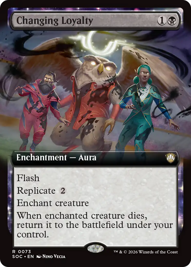 Changing Loyalty (Extended Art) [Secrets of Strixhaven Commander] | Gear Gaming Fayetteville