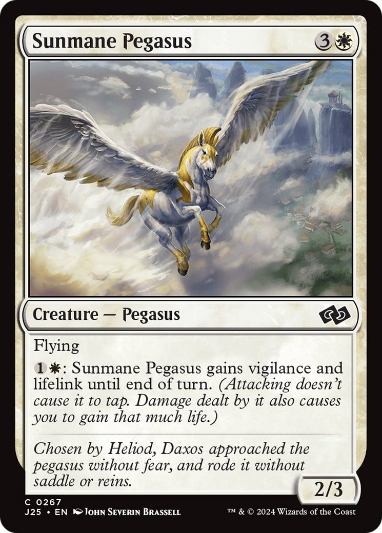 Sunmane Pegasus [Foundations Jumpstart] | Gear Gaming Fayetteville