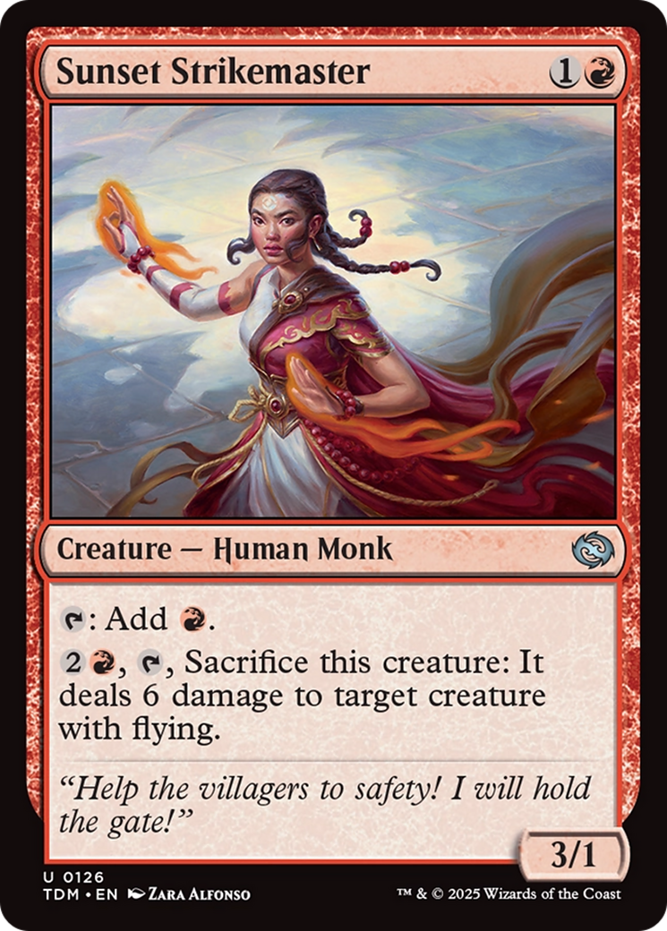 Sunset Strikemaster [Tarkir: Dragonstorm] | Gear Gaming Fayetteville