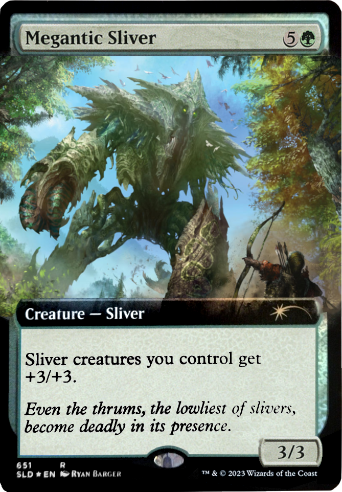 Megantic Sliver (Extended Art) [Secret Lair Drop Promos] | Gear Gaming Fayetteville