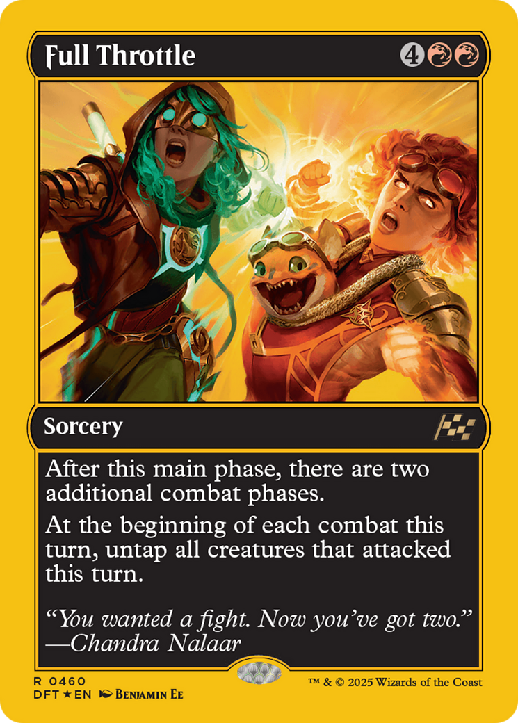 Full Throttle (First-Place Foil) [Aetherdrift] | Gear Gaming Fayetteville