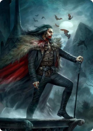 Dracula, Blood Immortal Art Card [Innistrad: Crimson Vow Art Series] | Gear Gaming Fayetteville