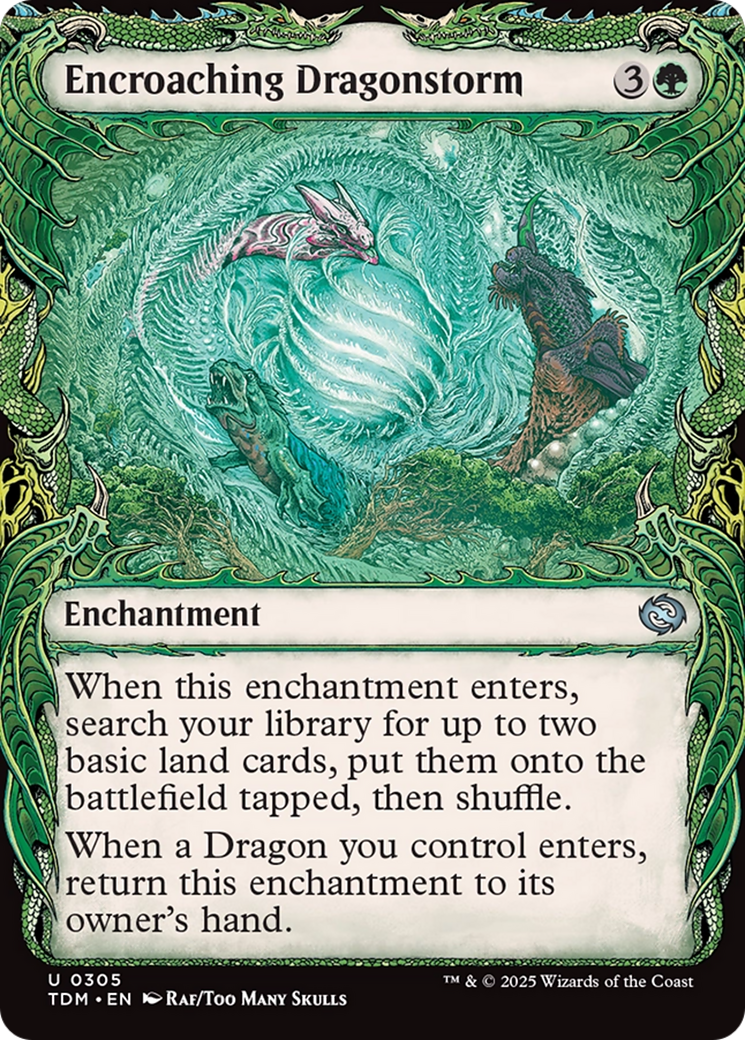 Encroaching Dragonstorm (Showcase) [Tarkir: Dragonstorm] | Gear Gaming Fayetteville