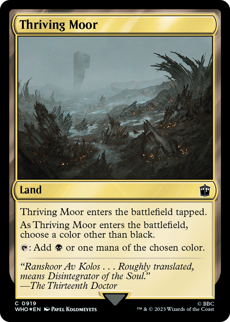 Thriving Moor (Surge Foil) [Doctor Who] | Gear Gaming Fayetteville