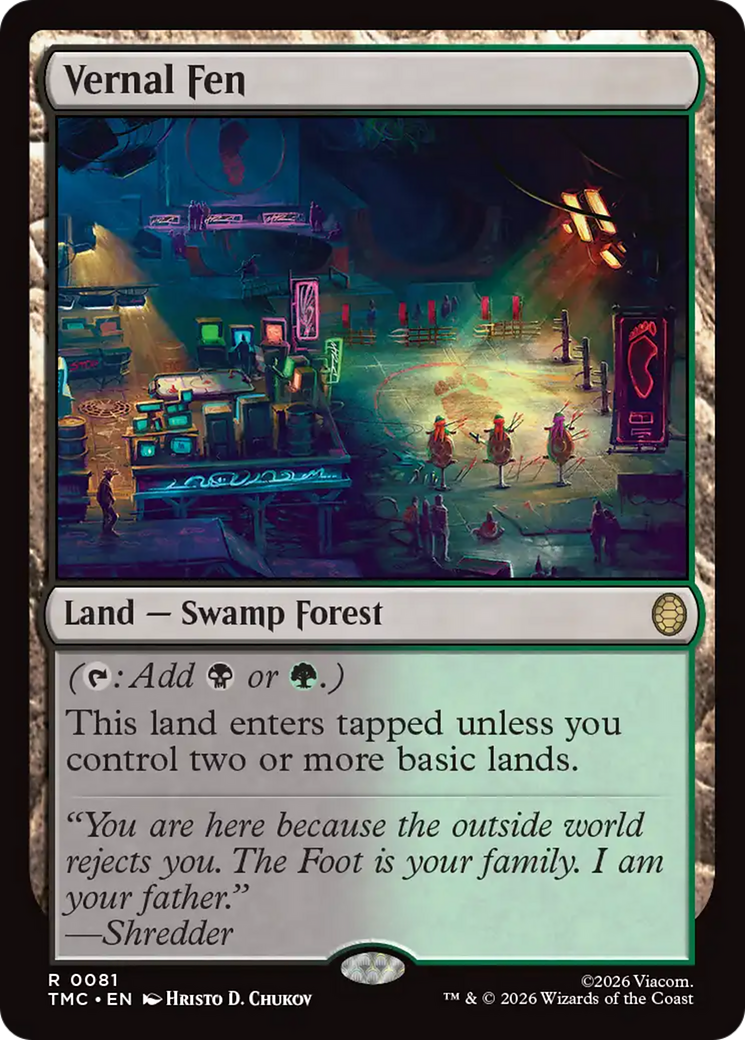Vernal Fen [Teenage Mutant Ninja Turtles Commander] | Gear Gaming Fayetteville