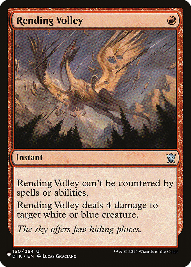 Rending Volley [The List Reprints] | Gear Gaming Fayetteville