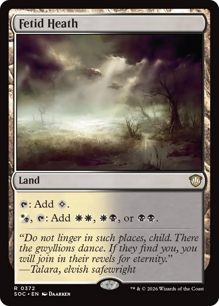 Fetid Heath [Secrets of Strixhaven Commander] | Gear Gaming Fayetteville
