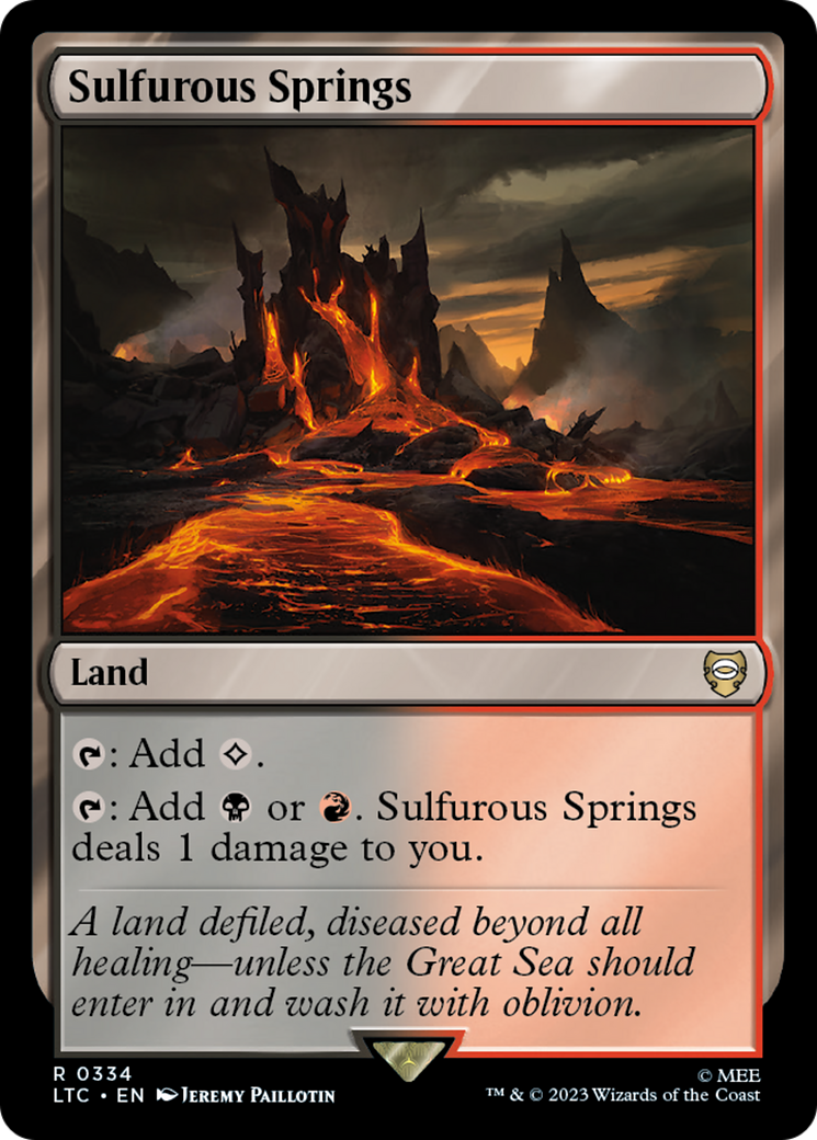 Sulfurous Springs [The Lord of the Rings: Tales of Middle-Earth Commander] | Gear Gaming Fayetteville