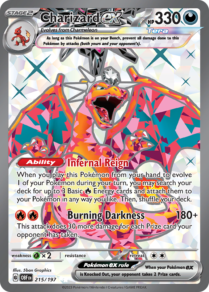 Charizard ex (215/197) [Scarlet & Violet: Obsidian Flames] | Gear Gaming Fayetteville