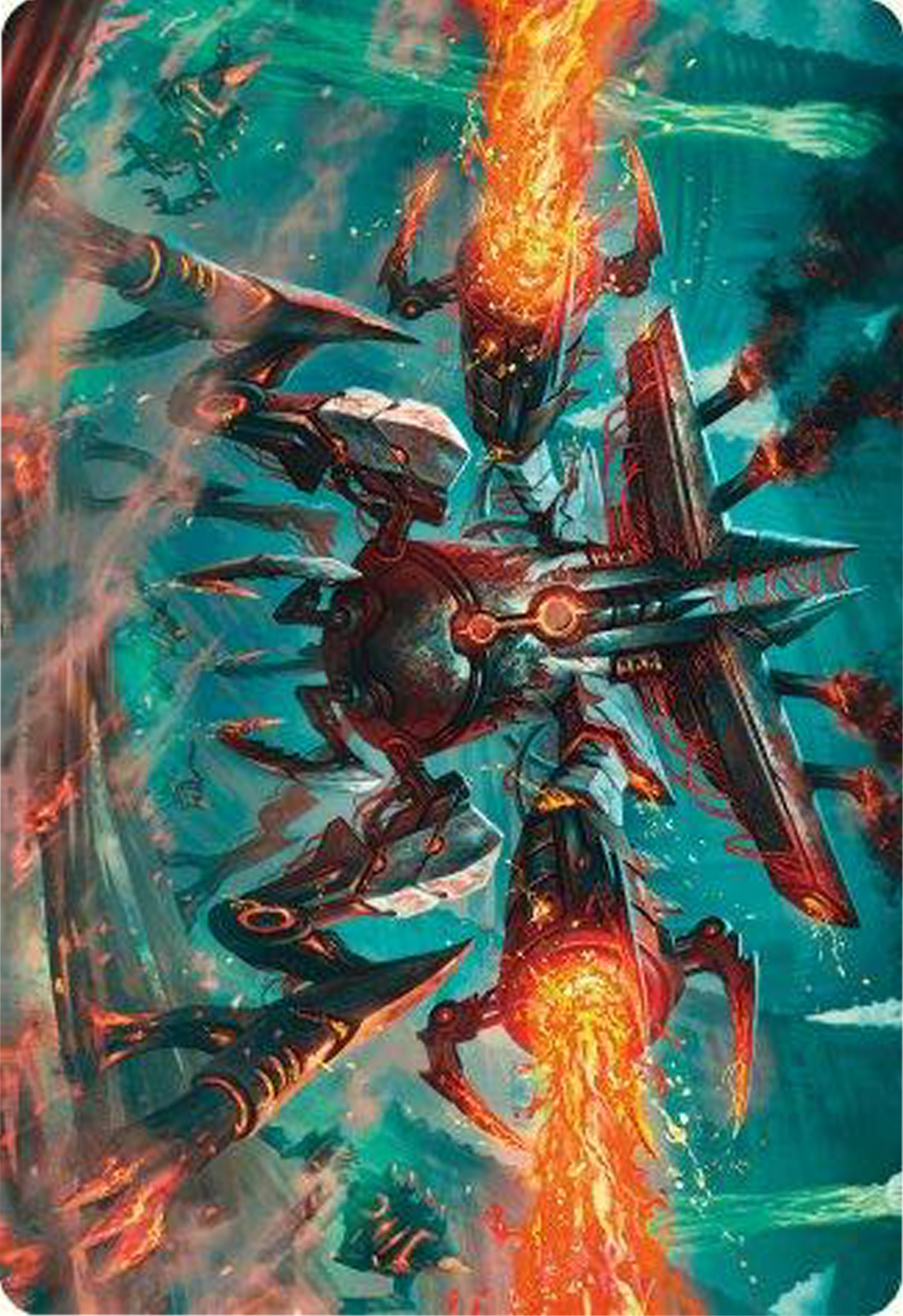 Exterminator Magmarch Art Card [Modern Horizons 3 Art Series] | Gear Gaming Fayetteville