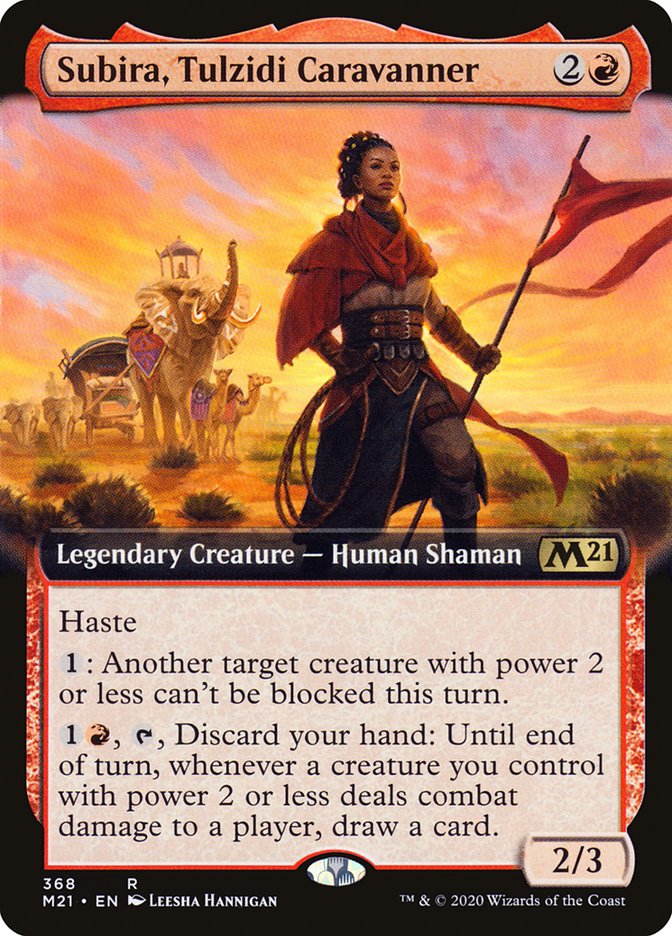 Subira, Tulzidi Caravanner (Extended Art) [Core Set 2021] | Gear Gaming Fayetteville