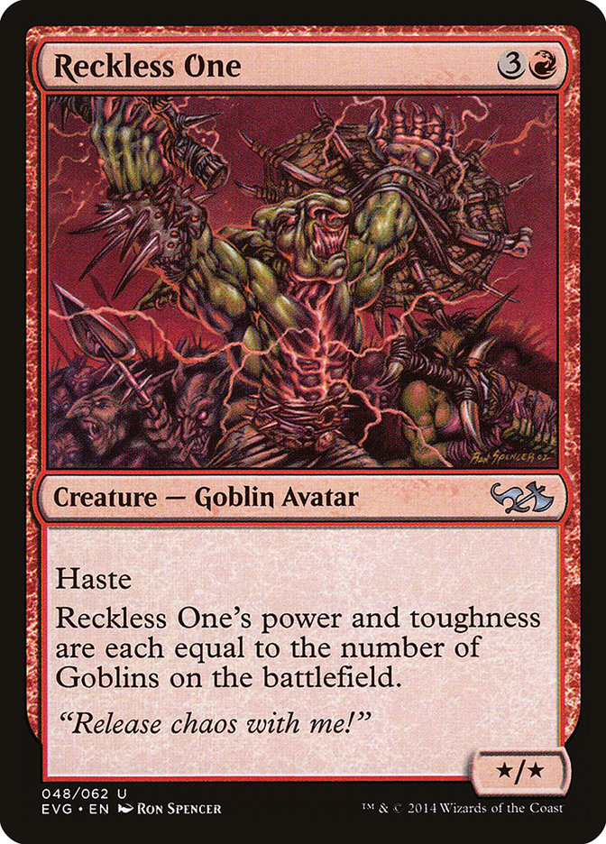 Reckless One (Elves vs. Goblins) [Duel Decks Anthology] | Gear Gaming Fayetteville