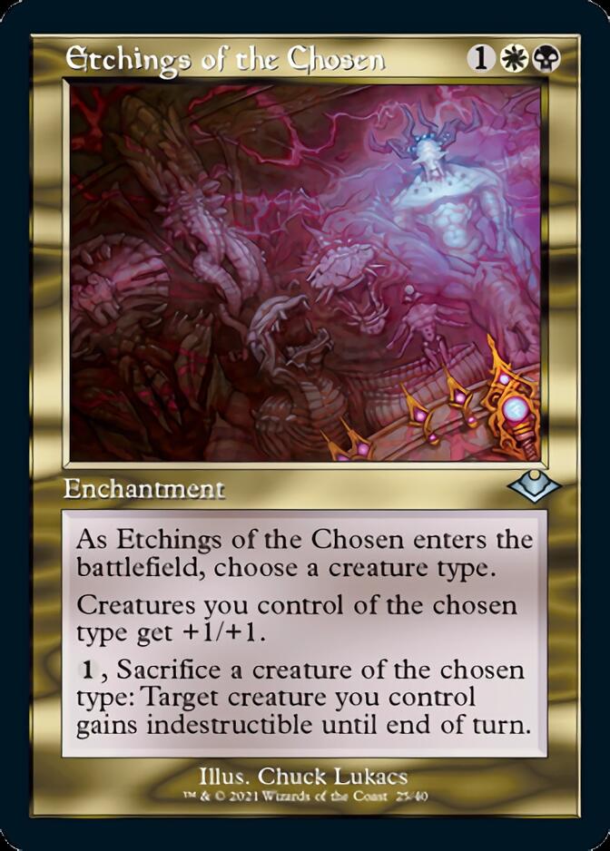 Etchings of the Chosen (Retro Foil Etched) [Modern Horizons] | Gear Gaming Fayetteville