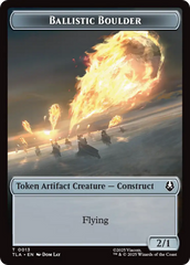 Ballistic Boulder // Food (0019) Double-Sided Token [Avatar: The Last Airbender Tokens] | Gear Gaming Fayetteville