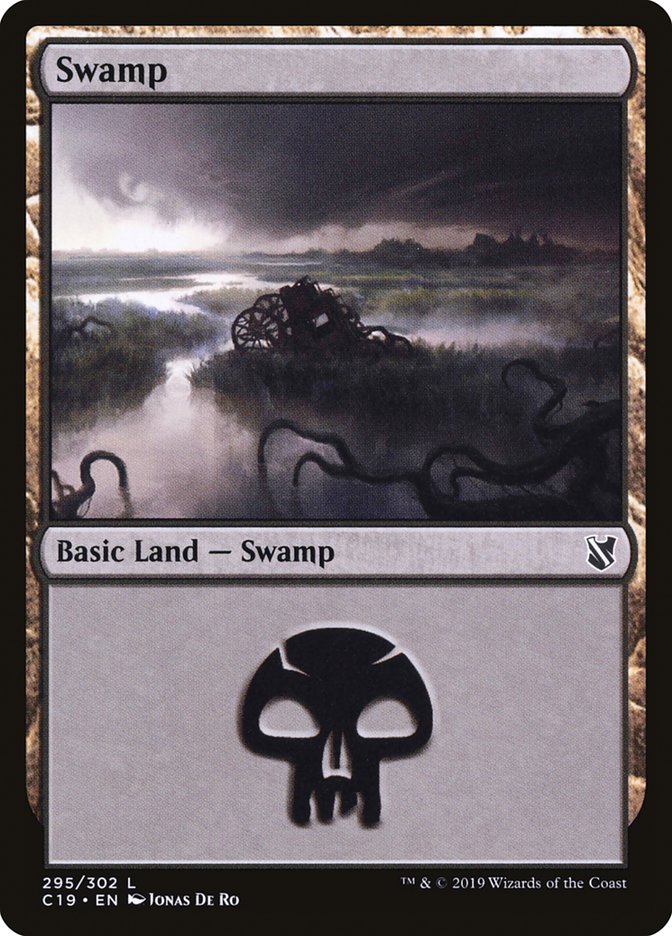 Swamp (295) [Commander 2019] | Gear Gaming Fayetteville