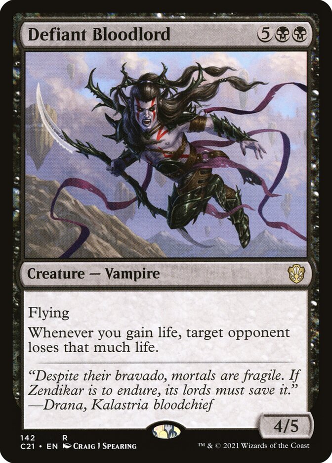 Defiant Bloodlord [Commander 2021] | Gear Gaming Fayetteville