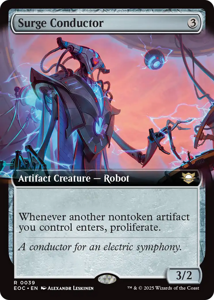 Surge Conductor (Extended Art) [Edge of Eternities Commander] | Gear Gaming Fayetteville
