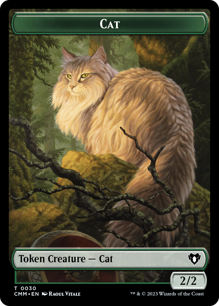 Cat Token (30) [Commander Masters Tokens] | Gear Gaming Fayetteville