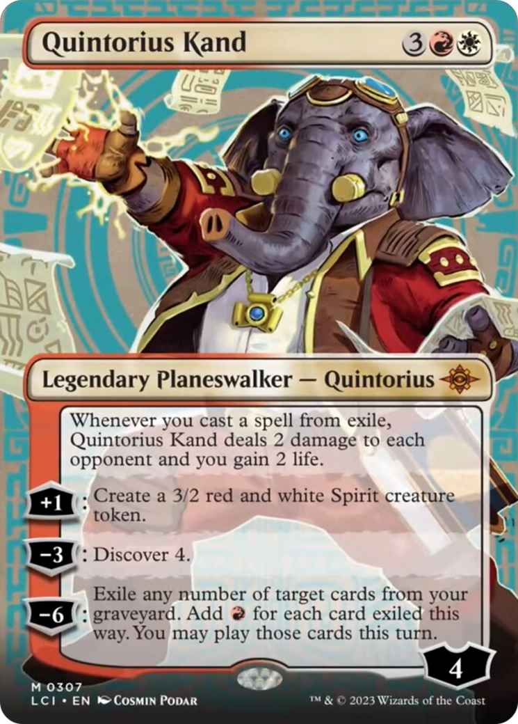 Quintorius Kand (0307) (Borderless) [The Lost Caverns of Ixalan] | Gear Gaming Fayetteville