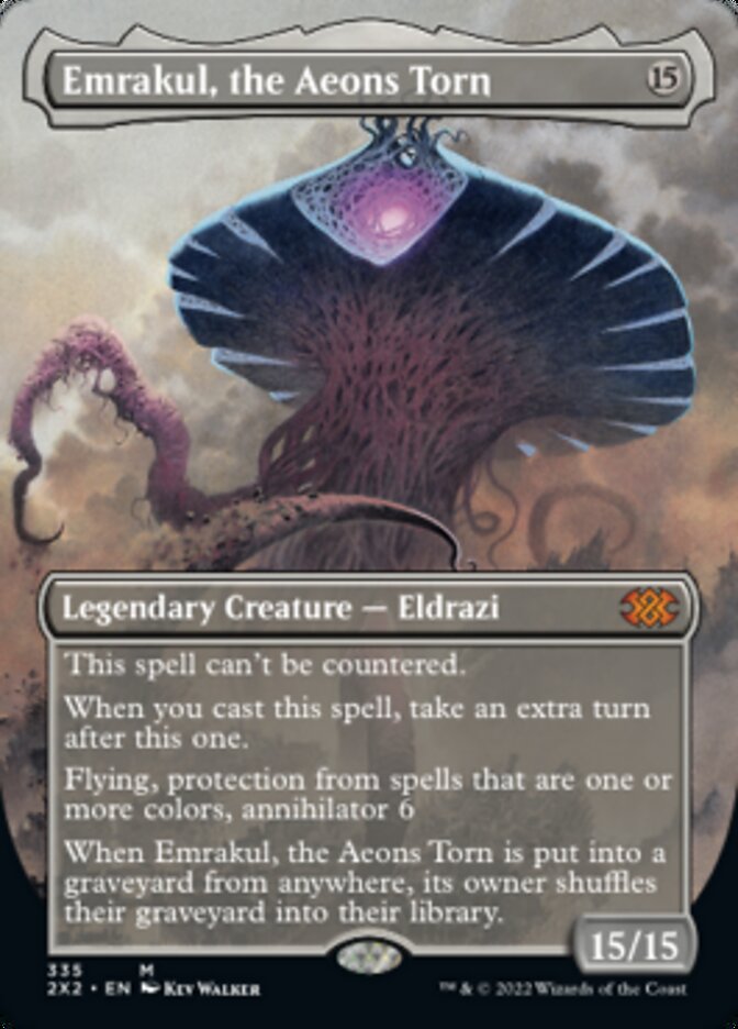 Emrakul, the Aeons Torn (Borderless Alternate Art) [Double Masters 2022] | Gear Gaming Fayetteville