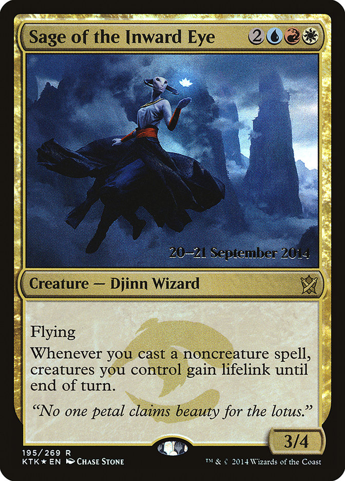 Sage of the Inward Eye [Khans of Tarkir Prerelease Promos] | Gear Gaming Fayetteville