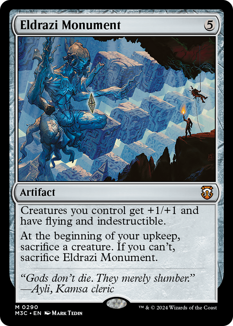 Eldrazi Monument (Ripple Foil) [Modern Horizons 3 Commander] | Gear Gaming Fayetteville