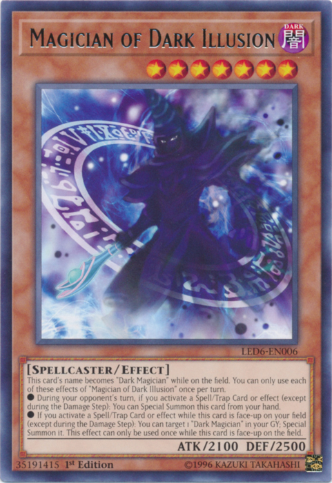 Magician of Dark Illusion [LED6-EN006] Rare | Gear Gaming Fayetteville