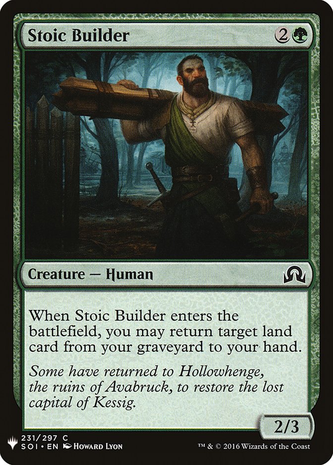 Stoic Builder [Mystery Booster] | Gear Gaming Fayetteville