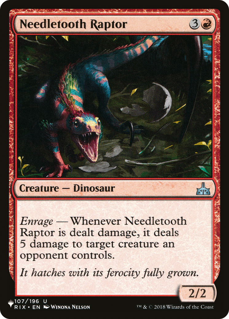 Needletooth Raptor [The List] | Gear Gaming Fayetteville