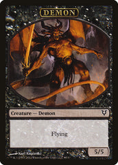 Angel // Demon Double-Sided Token (Oversized) [Open the Helvault] | Gear Gaming Fayetteville