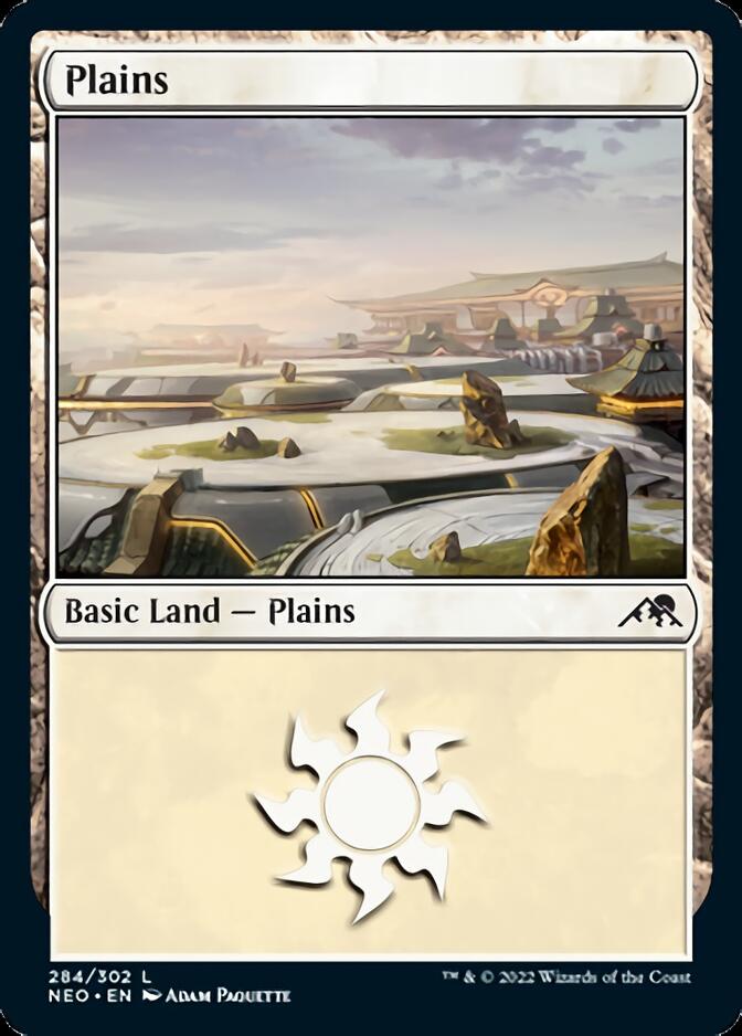 Plains (284) [Kamigawa: Neon Dynasty] | Gear Gaming Fayetteville