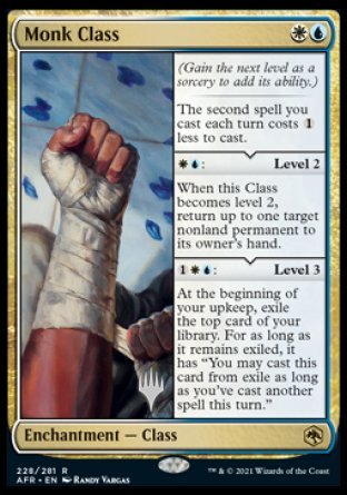 Monk Class (Promo Pack) [Dungeons & Dragons: Adventures in the Forgotten Realms Promos] | Gear Gaming Fayetteville