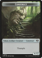 City's Blessing // Construct (0075) Double-Sided Token [Commander Masters Tokens] | Gear Gaming Fayetteville