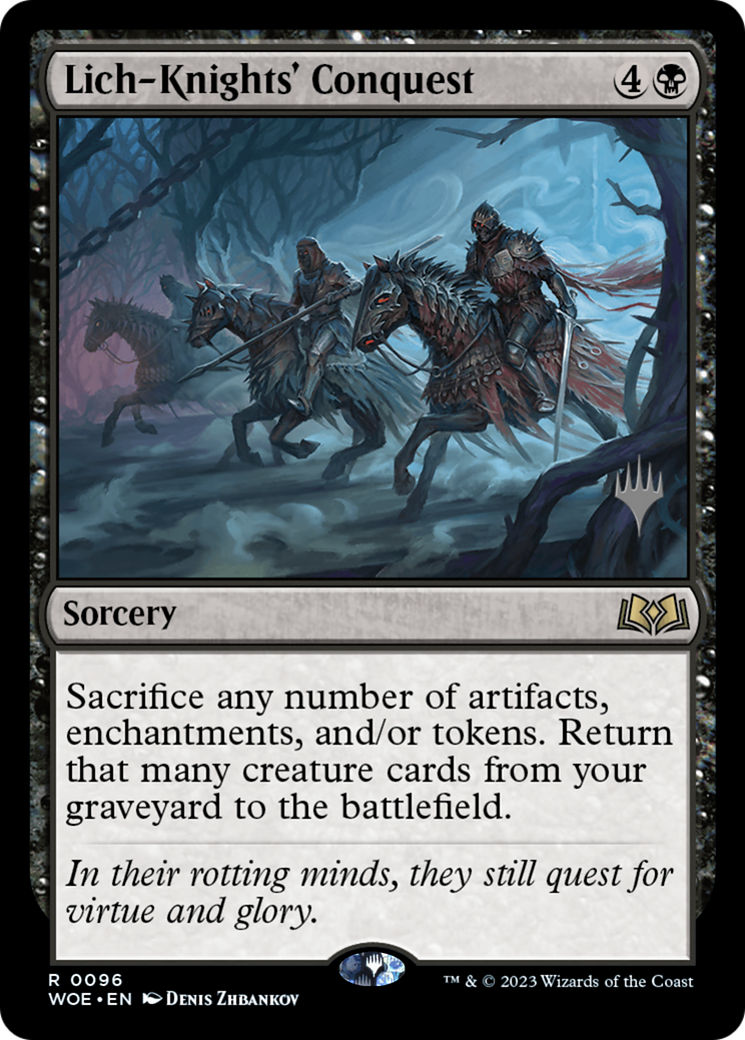 Lich-Knights' Conquest (Promo Pack) [Wilds of Eldraine Promos] | Gear Gaming Fayetteville