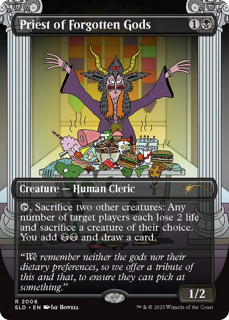 Priest of Forgotten Gods (Rainbow Foil) [Secret Lair Drop Series] | Gear Gaming Fayetteville