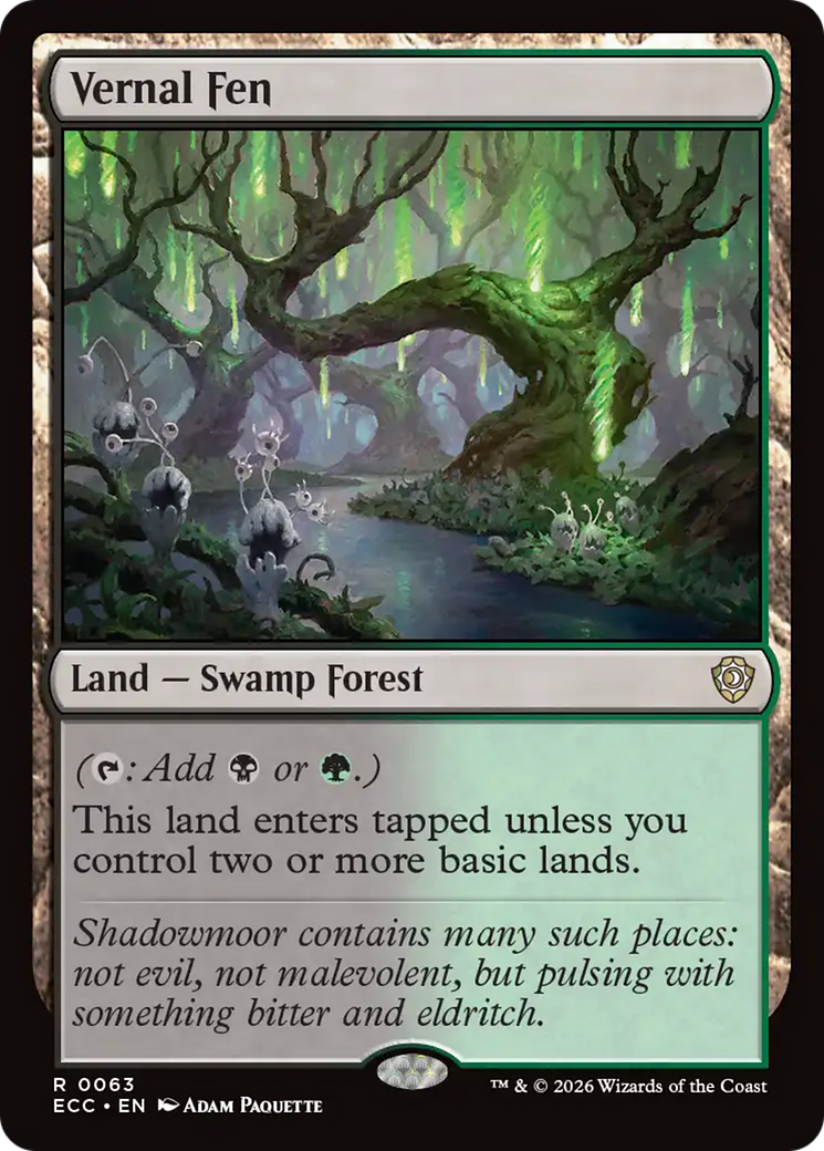 Vernal Fen [Lorwyn Eclipsed Commander] | Gear Gaming Fayetteville