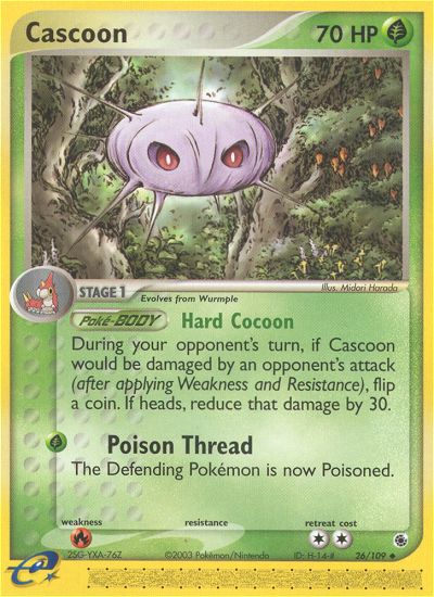 Cascoon (26/109) [EX: Ruby & Sapphire] | Gear Gaming Fayetteville