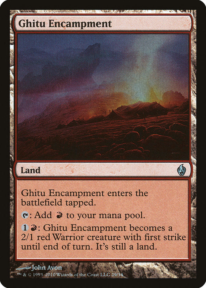 Ghitu Encampment [Premium Deck Series: Fire and Lightning] | Gear Gaming Fayetteville