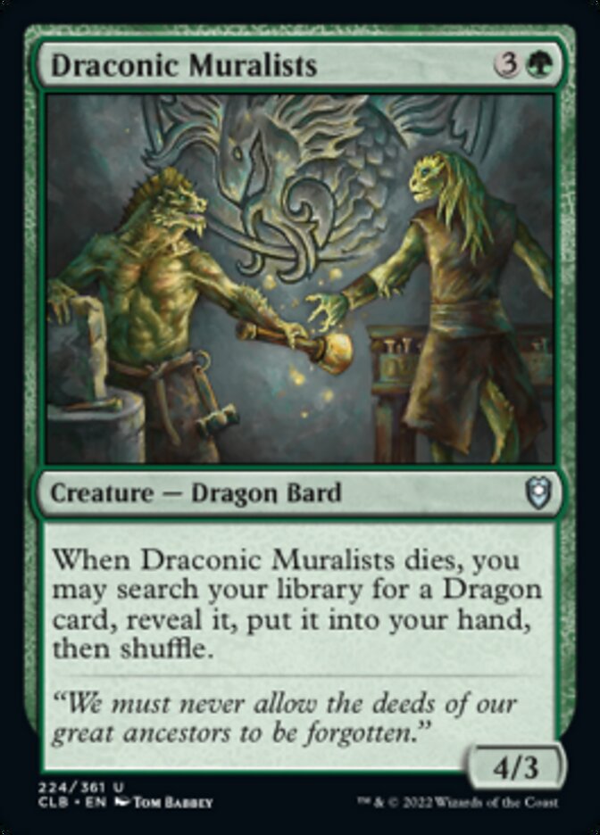 Draconic Muralists [Commander Legends: Battle for Baldur's Gate] | Gear Gaming Fayetteville