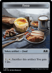 Elemental // Food (0012) Double-Sided Token [Wilds of Eldraine Tokens] | Gear Gaming Fayetteville