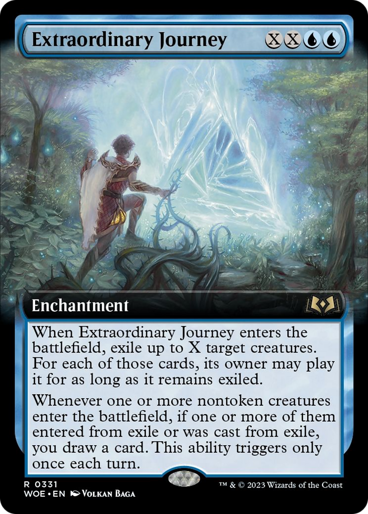 Extraordinary Journey (Extended Art) [Wilds of Eldraine] | Gear Gaming Fayetteville