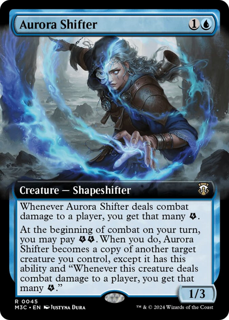 Aurora Shifter (Extended Art) (Ripple Foil) [Modern Horizons 3 Commander] | Gear Gaming Fayetteville