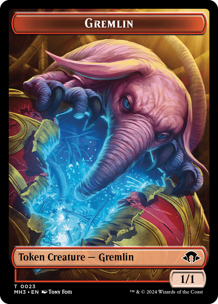 Gremlin (Ripple Foil) // Copy Double-Sided Token [Modern Horizons 3 Tokens] | Gear Gaming Fayetteville