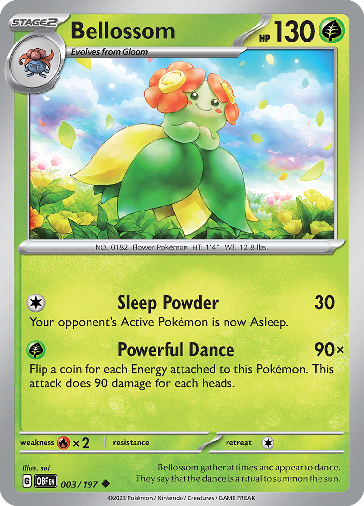 Bellossom (003/197) [Scarlet & Violet: Obsidian Flames] | Gear Gaming Fayetteville